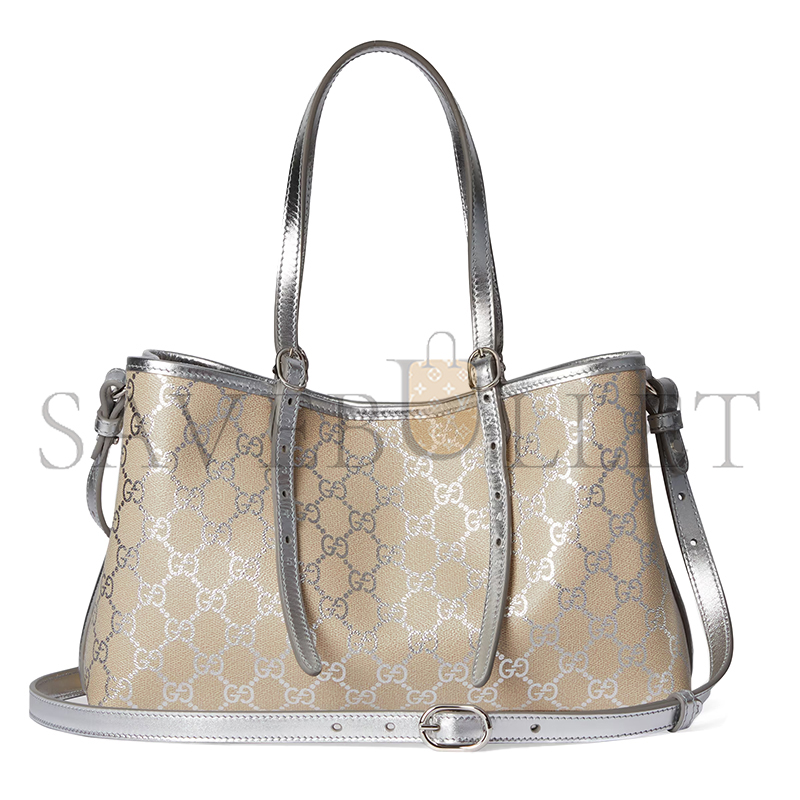 GUCCI GG EMBLEM MEDIUM TOTE BAG 815214 (30*18*11cm)